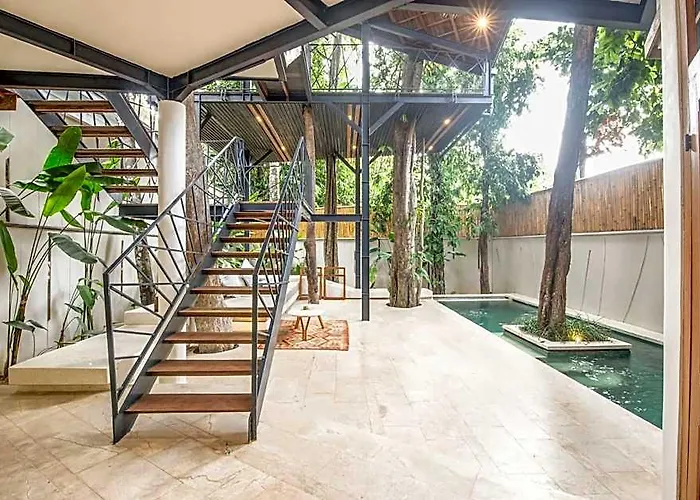 ホテル Ba 10 2 Bedroom - Stylish 2-br With Pool, 800m Canggu